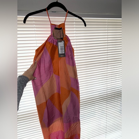 Vix Paula Hermanny- Martinica Emily Silk Blend Dress - size 2 - NWT - Picture 3 of 7